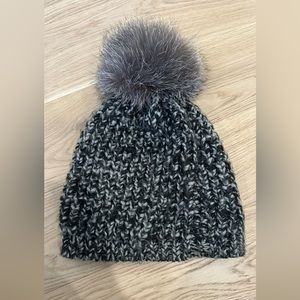 Kyi Kyi Canada Genuine Fur Pompom Beanie